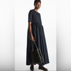 COS Oversized Asymmetric-Waist Dress -Size Large